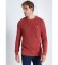 Comprar Lois Jeans Camisola de malha com gola redonda borgonha