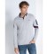 Lois LOIS JEANS - Long sleeve polo shirt with grey sleeve patches