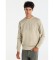 Comprar Lois Jeans Sudadera básica logo puff print beige