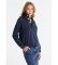 Comprar Lois Jeans Sweatshirt com capuz amovível com botões azul-marinho