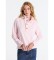 Comprar Lois Jeans Sweatshirt com capuz amovível com botões cor-de-rosa