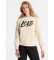 Buy Lois Jeans Hoodless sweatshirt with beige raglan sleeves