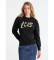 Buy Lois Jeans Hoodless sweatshirt with raglan sleeves black