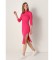 Comprar Lois Jeans Vestido de punto midi rosa