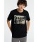 Lois T-Shirt Short Sleeve Graphic Chest Fall Supply black