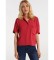 Lois Cotton Wrinkle Shirt red