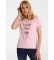 Lois T-shirt Lois Jeans - Graphic Short Sleeve rose