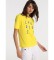 Lois T-shirt Lois Jeans - Manches plissÃ©es volume jaune