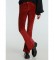 Lois Pants Coty Flare-Barbol Pants Corduroy Color Thick maroon