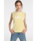 Lois T-shirt gialla con logo Comfort