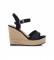 MARIAMARE Sandals 67783 black -Height wedge: 11 cm