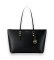 Comprar Michael Kors Bolso tote Quinn grande de piel granulada negro