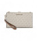 Comprar Michael Kors Monedero de piel Jet Set canvas beige