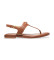 Buy Michael Kors Brown Mandy Leather Sandals