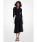 Comprar Michael Kors Vestido tipo polo de malha elástica preta