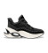 Comprar Michael Kors Zapatilla Toni de piel desgastada y sherpa negro