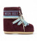 Comprar Moon Boot Botins Icon Low Leather burgundy