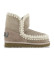 Buy Mou Leather boots Eskimo 18 Glitter Logo taupe
