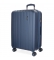 Movom Large suitcase Movom Wood rigid Marine -49x70x28cm