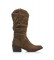 Mustang Casual TANUBIS brown boots -Heel height 6cm
