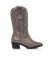 Buy Mustang Dark Silver Teo Boots -Heel height 5cm