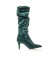 Buy Mustang Chantal green boots -Height heel 8cm