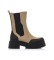 Mustang MISSIONE beige casual ankle boots