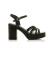 Comprare Mustang Britt Sandali eleganti neri -Altezza tacco 7 cm-