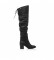 Mustang Miriana black boots - Heel height 7cm