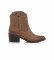 Mustang Cowboy boots brown details