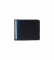 National Geographic Portafoglio in pelle blu vento -2x11x9cm