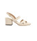Kopen Neosens Leren sandalen S3173 beige -Hoogte hak 6cm