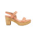 Comprar Neosens Sandalias de piel S3272 rosa -Altura tacón 8cm-