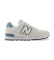 Acheter New Balance Baskets en cuir 574 Lace gris