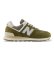 Buy New Balance Leather 574 sneakers in green