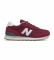 New Balance Classic 515v3 maroon leather sneakers