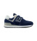 Comprar New Balance Sapatilhas de couro 574 Core Hook & Loop azul-marinho