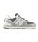 Nakup New Balance Usnjene superge 574 kovinsko sive