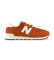 Kopen New Balance Bruine 574 Lace-schoenen van leer