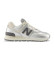 Kp New Balance Sneakers i läder 574 silver