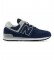 New Balance Sapatos 574 azul Evergreen