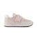 Kopen New Balance Leren 574 Core Hook & Loop grijze sportschoenen