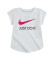 Køb Nike Hvid Swoosh T-shirt
