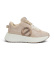 Acheter NO NAME Baskets en Cuir Carter Jogger Crystal Cocoon nude