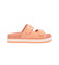 Comprare NO NAME Infradito in pelle Sun Slap color salmone arancione