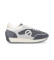 Comprare NO NAME Sneakers Punky jogger in pelle con materiali sostenibili e suola seghettata grigia
