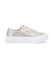 Comprare NO NAME Reset Sneaker con tomaia metallizzata e suola oro chiaro