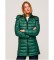 Pepe Jeans Quilted coat Agnes green