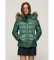 Pepe Jeans Quilted short coat June green