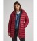 Pepe Jeans Cappotto Maddie lungo bordeaux
